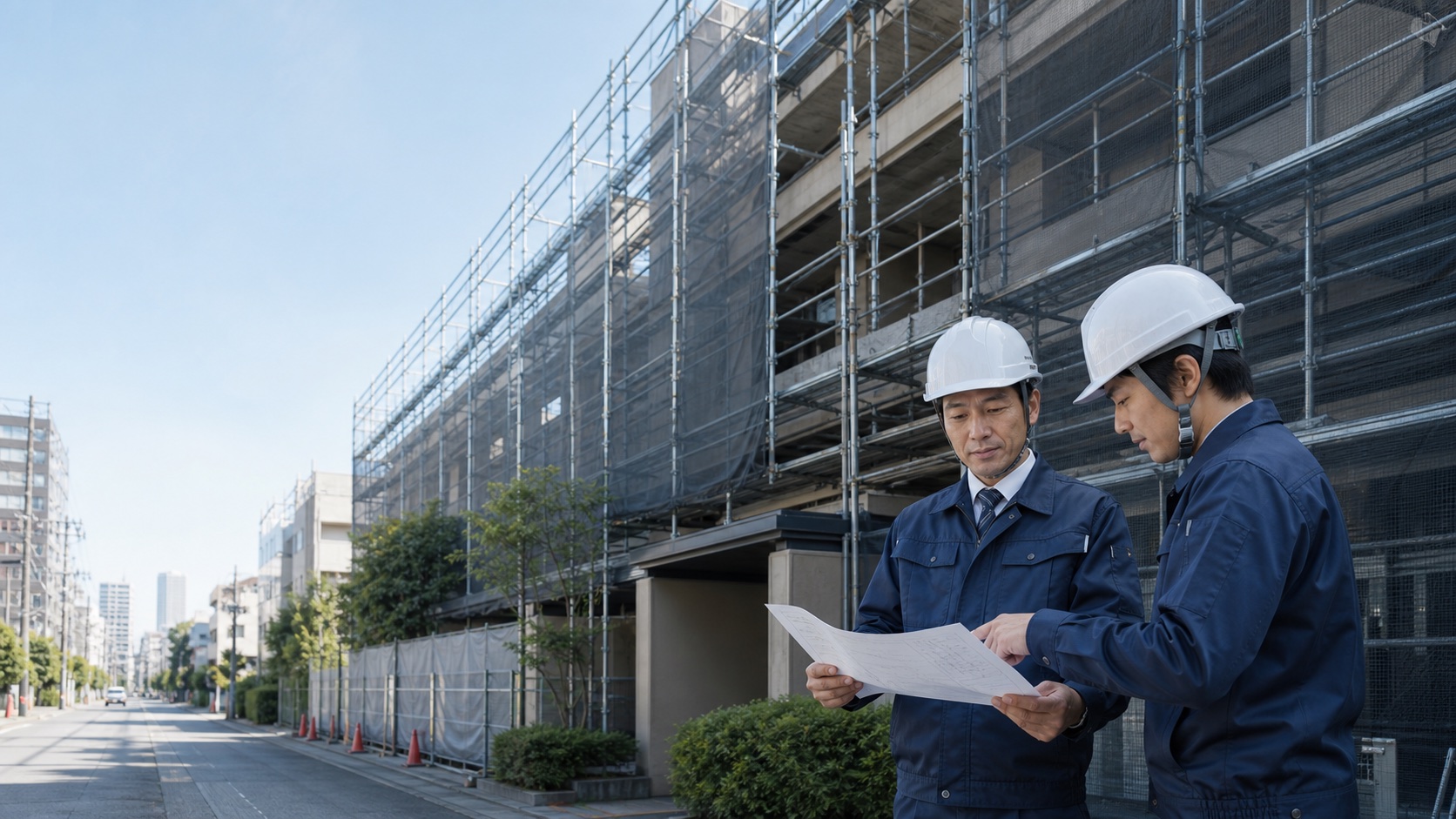 建築・改修工事の現場イメージ